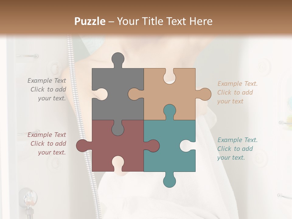 Beautiful Cubicle Positive PowerPoint Template