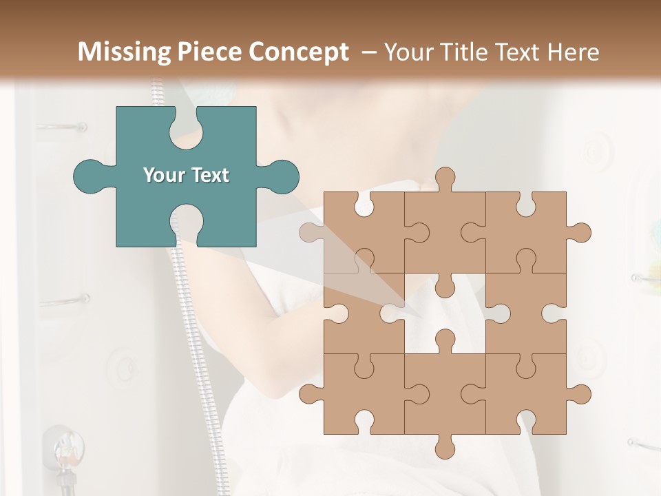 Beautiful Cubicle Positive PowerPoint Template