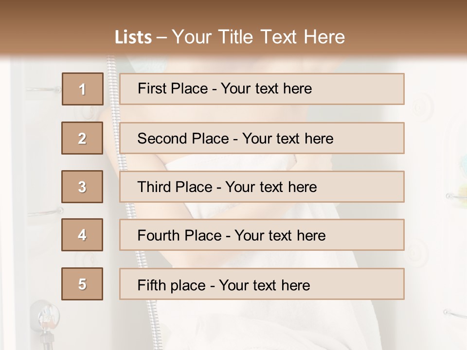 Beautiful Cubicle Positive PowerPoint Template