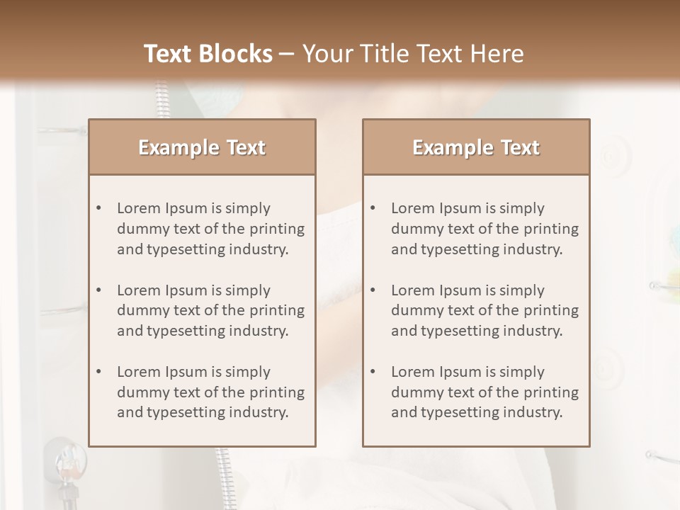 Beautiful Cubicle Positive PowerPoint Template