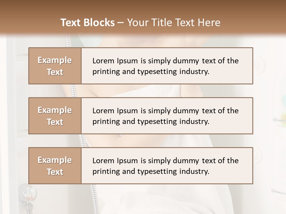 Beautiful Cubicle Positive PowerPoint Template