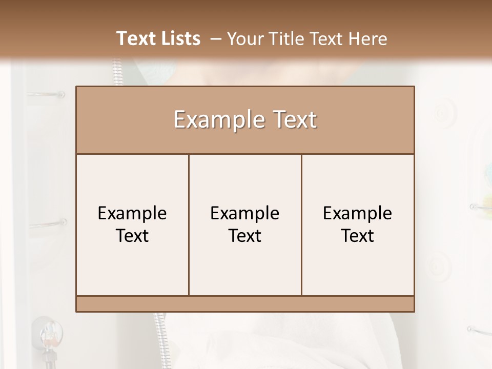 Beautiful Cubicle Positive PowerPoint Template