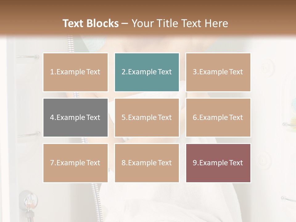 Beautiful Cubicle Positive PowerPoint Template