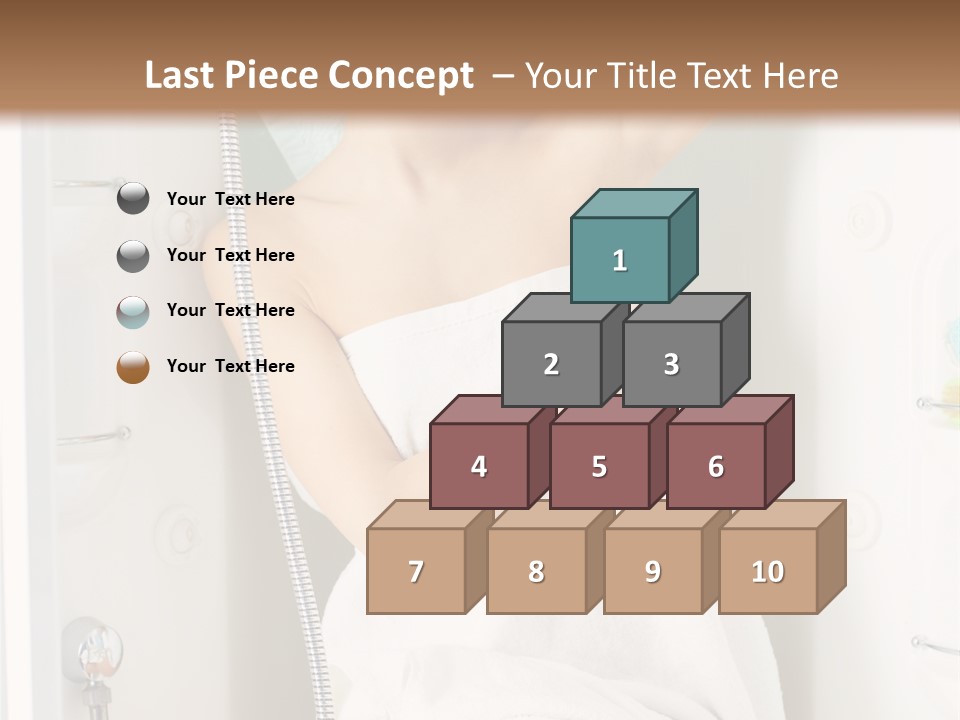 Beautiful Cubicle Positive PowerPoint Template