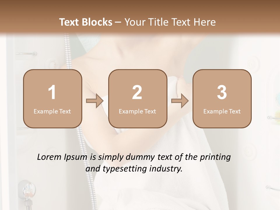 Beautiful Cubicle Positive PowerPoint Template