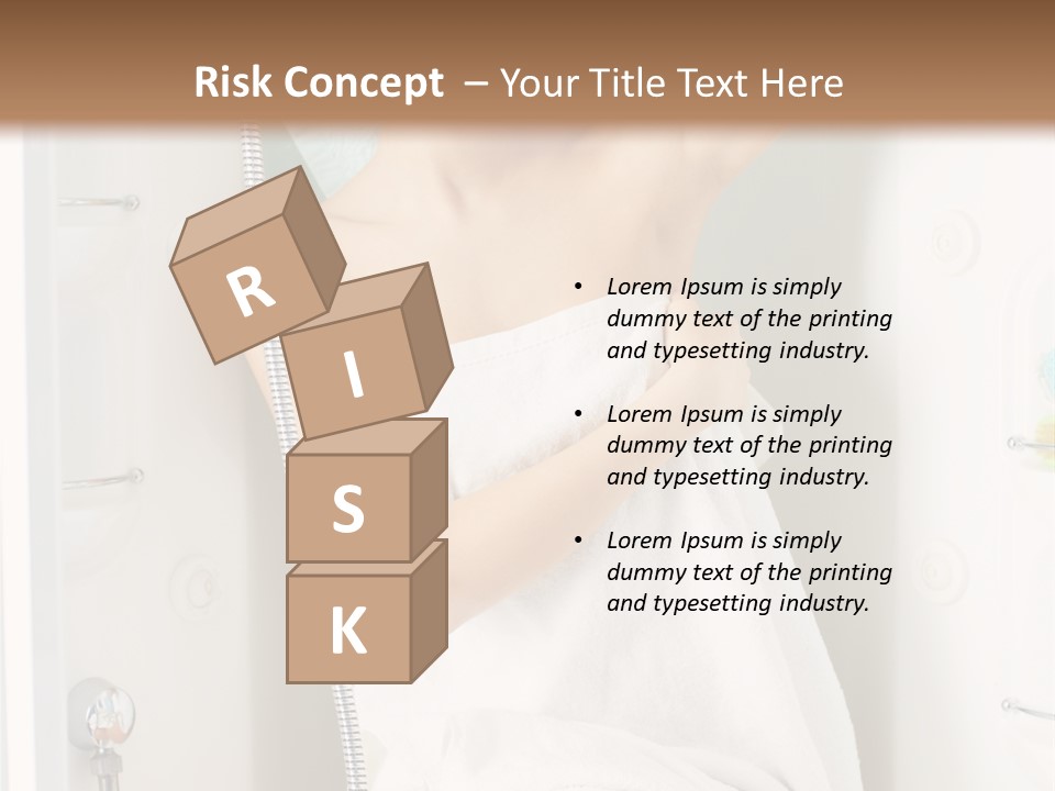 Beautiful Cubicle Positive PowerPoint Template