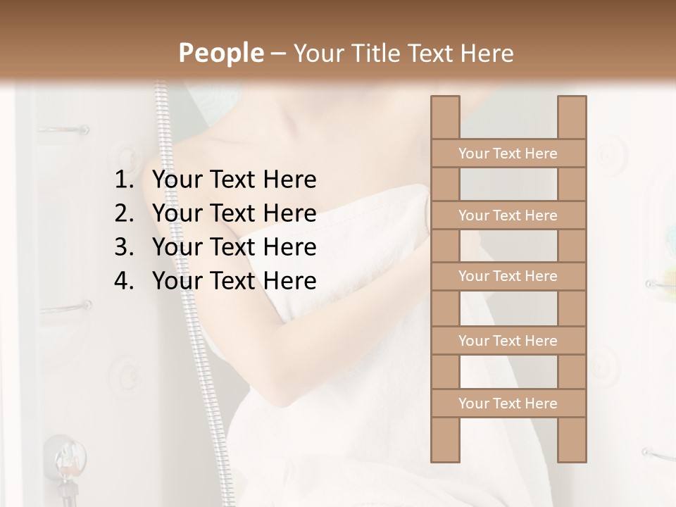 Beautiful Cubicle Positive PowerPoint Template