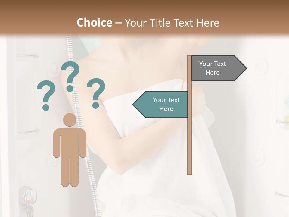 Beautiful Cubicle Positive PowerPoint Template