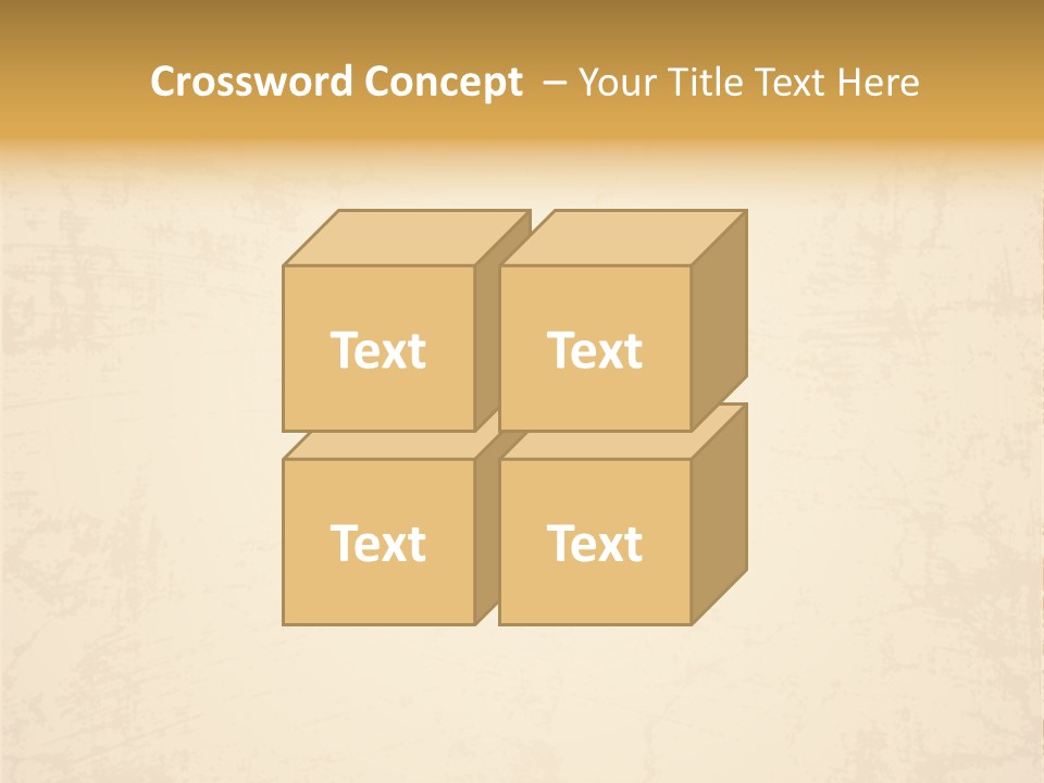 Old Canvas Brown PowerPoint Template