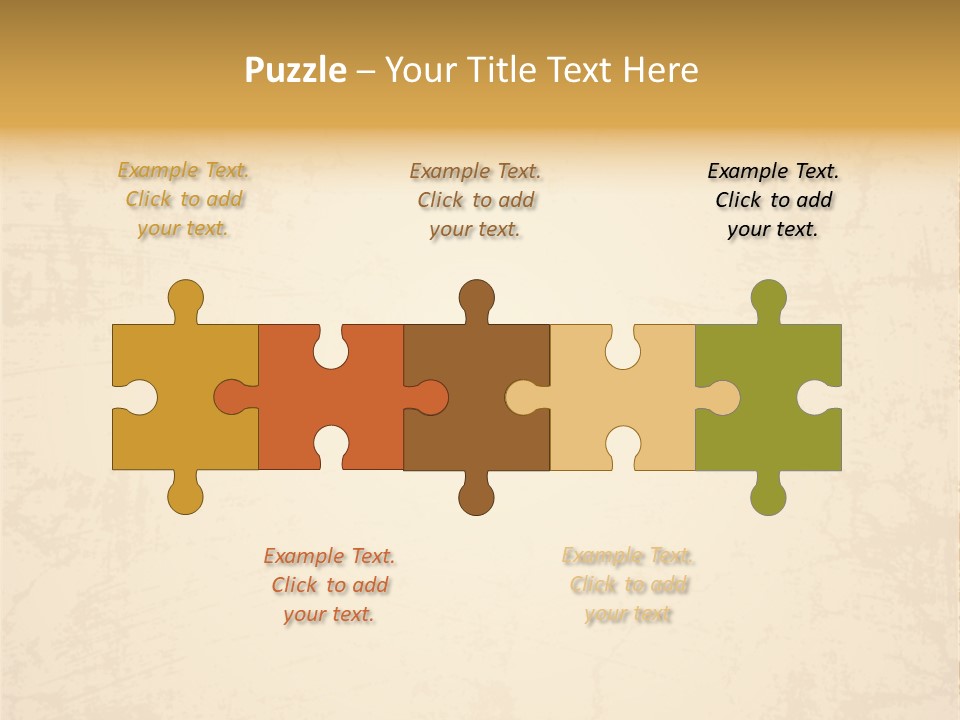 Old Canvas Brown PowerPoint Template