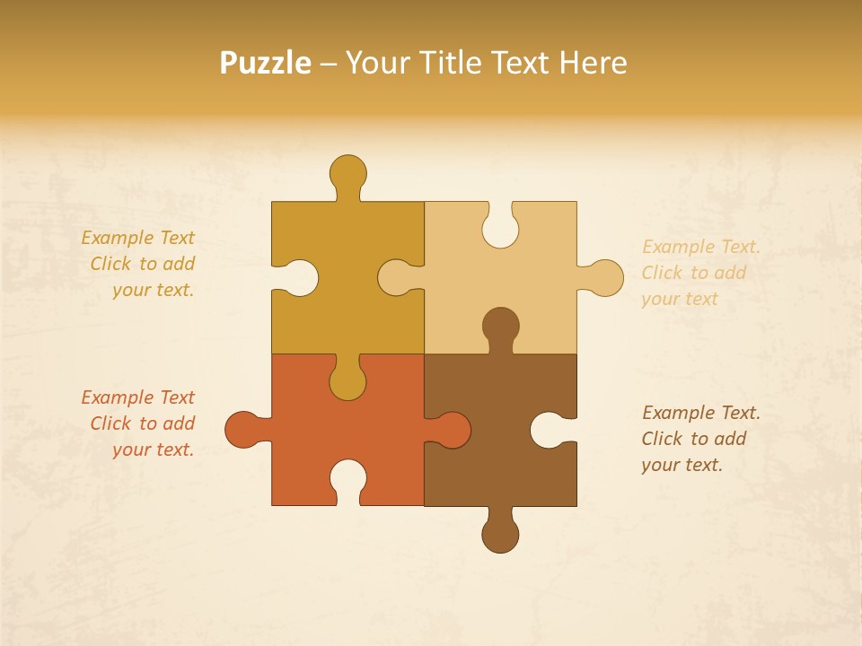 Old Canvas Brown PowerPoint Template