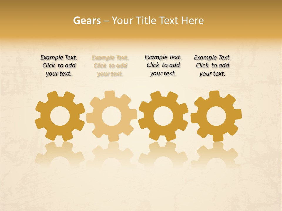 Old Canvas Brown PowerPoint Template