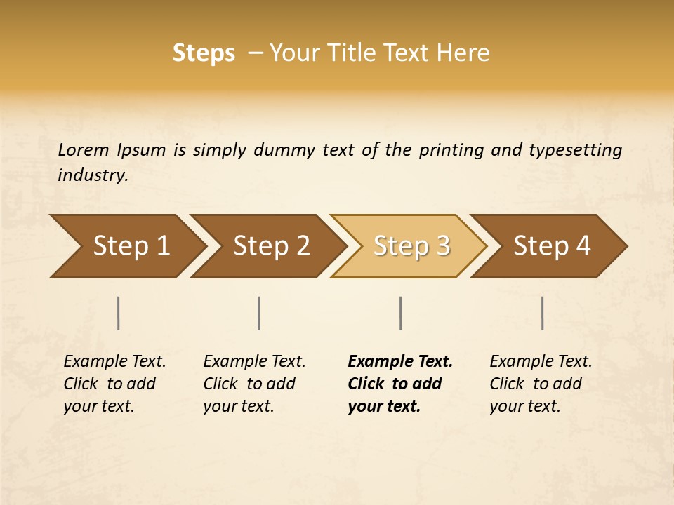Old Canvas Brown PowerPoint Template