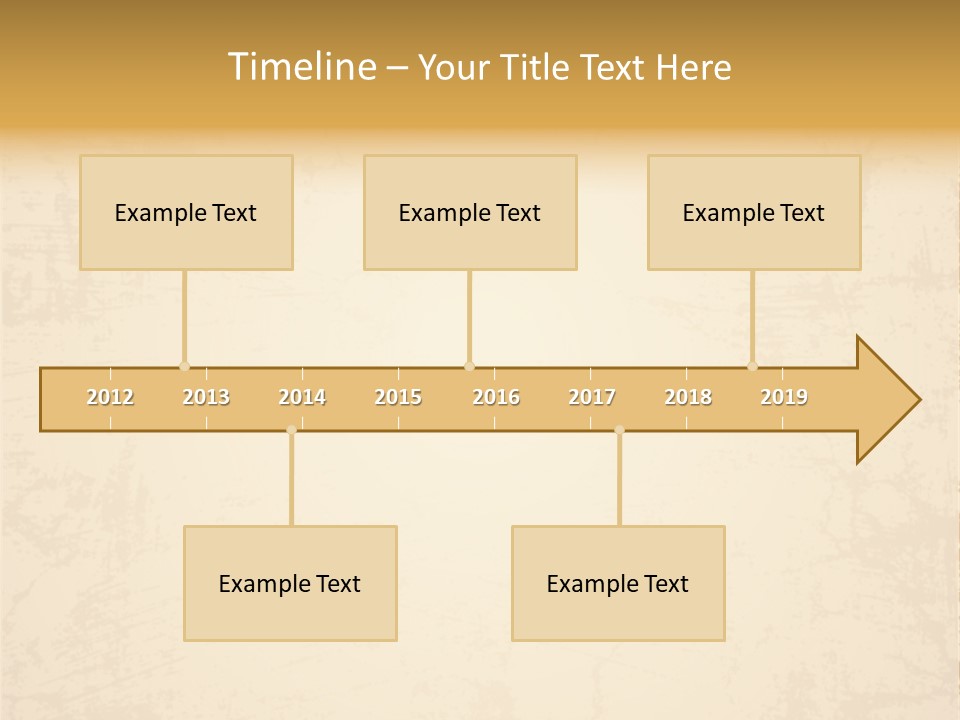 Old Canvas Brown PowerPoint Template