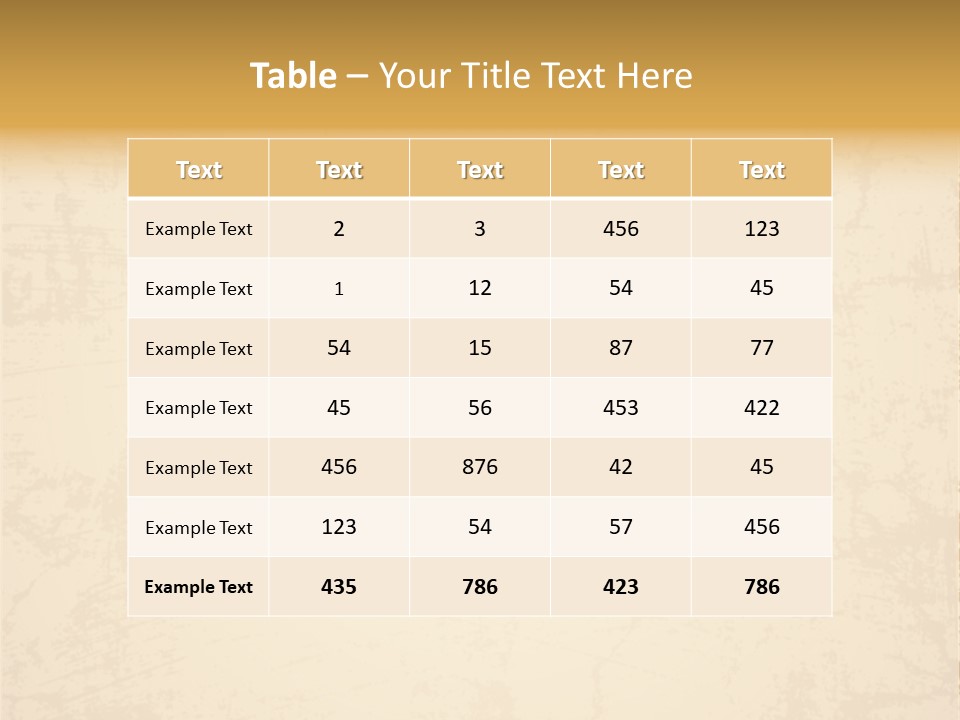 Old Canvas Brown PowerPoint Template