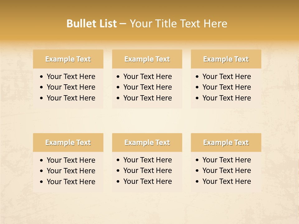 Old Canvas Brown PowerPoint Template