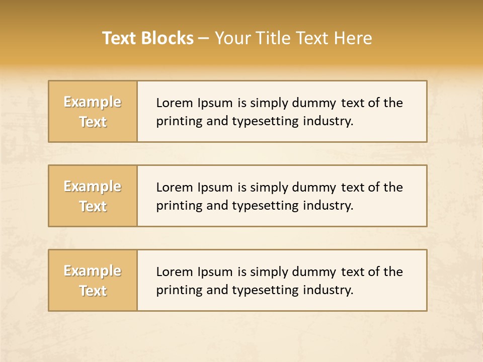 Old Canvas Brown PowerPoint Template