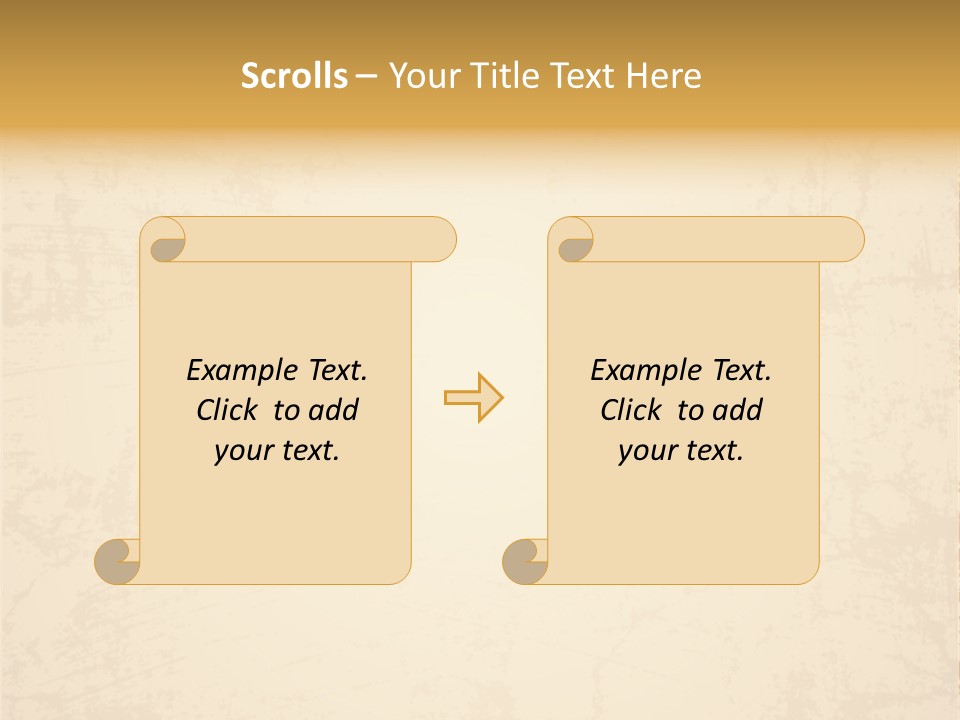 Old Canvas Brown PowerPoint Template