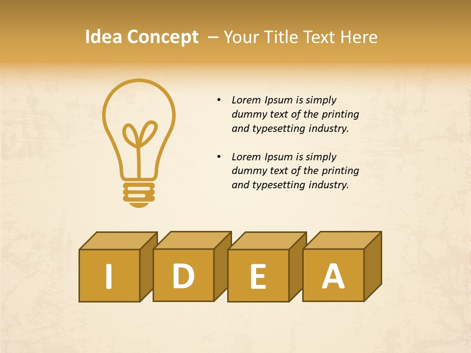 Old Canvas Brown PowerPoint Template