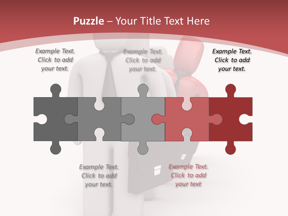 Metaphor Courage Work PowerPoint Template
