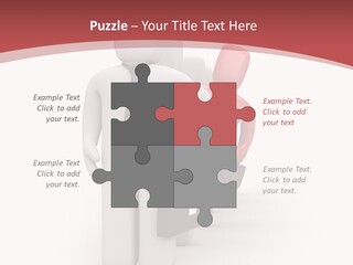 Metaphor Courage Work PowerPoint Template