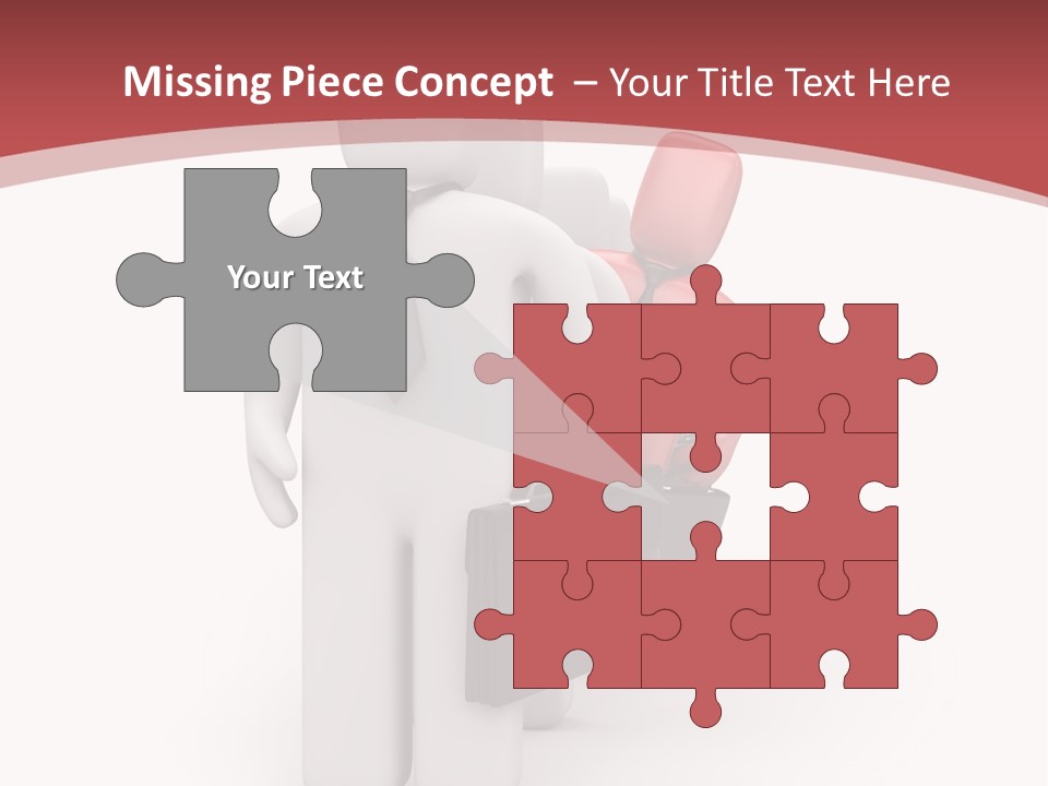 Metaphor Courage Work PowerPoint Template