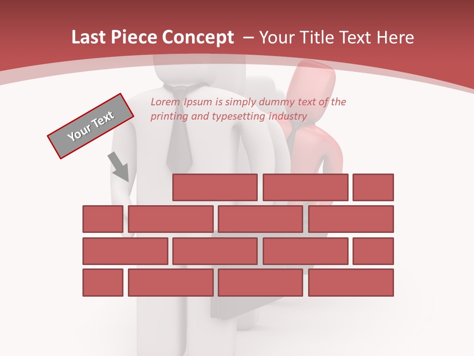 Metaphor Courage Work PowerPoint Template