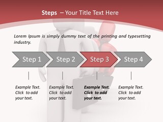 Metaphor Courage Work PowerPoint Template