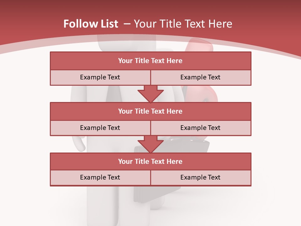 Metaphor Courage Work PowerPoint Template