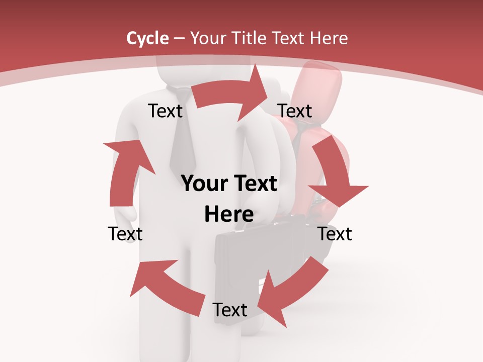 Metaphor Courage Work PowerPoint Template