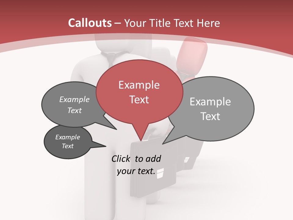 Metaphor Courage Work PowerPoint Template