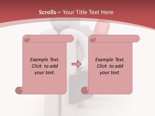 Metaphor Courage Work PowerPoint Template