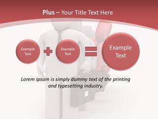 Metaphor Courage Work PowerPoint Template