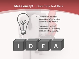 Metaphor Courage Work PowerPoint Template