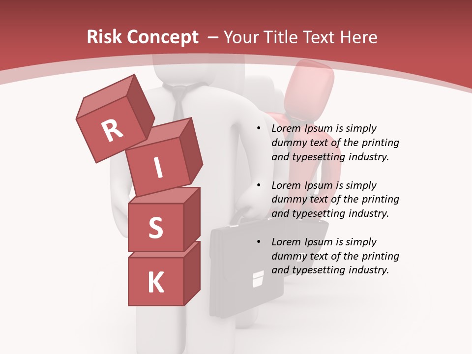 Metaphor Courage Work PowerPoint Template
