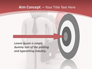 Metaphor Courage Work PowerPoint Template