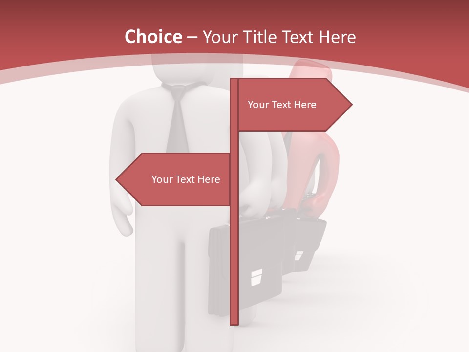 Metaphor Courage Work PowerPoint Template