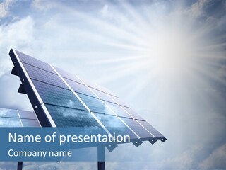 Electric Renewable Installation PowerPoint Template