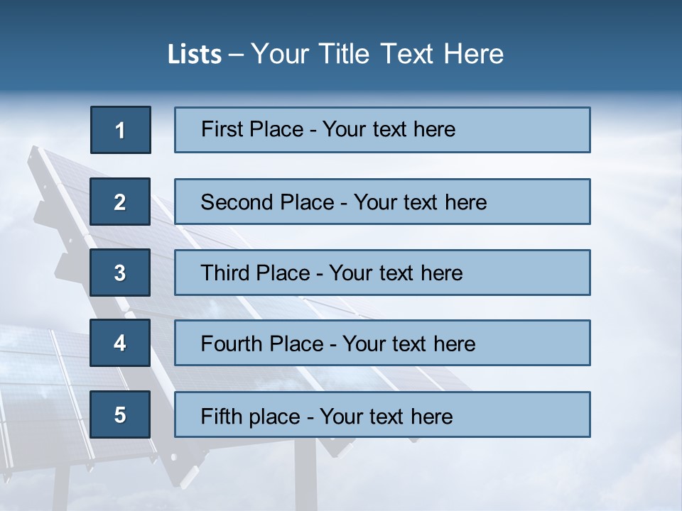 Electric Renewable Installation PowerPoint Template