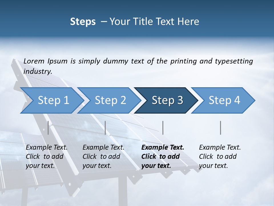 Electric Renewable Installation PowerPoint Template