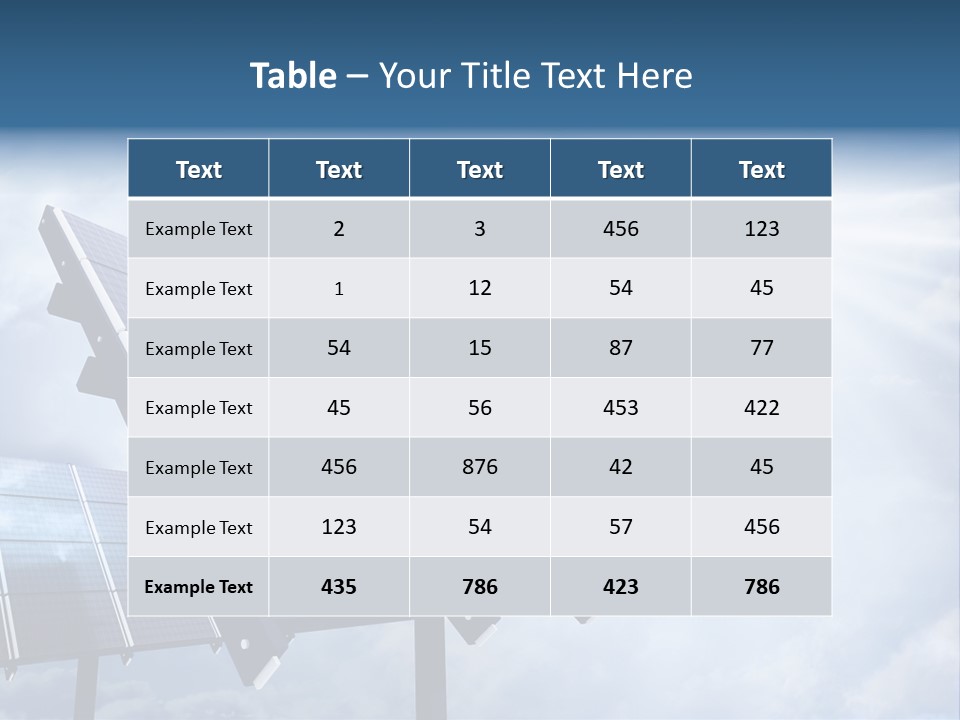 Electric Renewable Installation PowerPoint Template