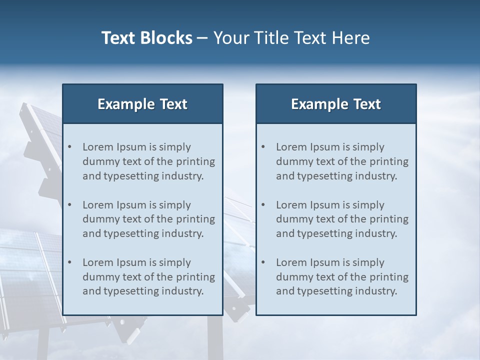 Electric Renewable Installation PowerPoint Template