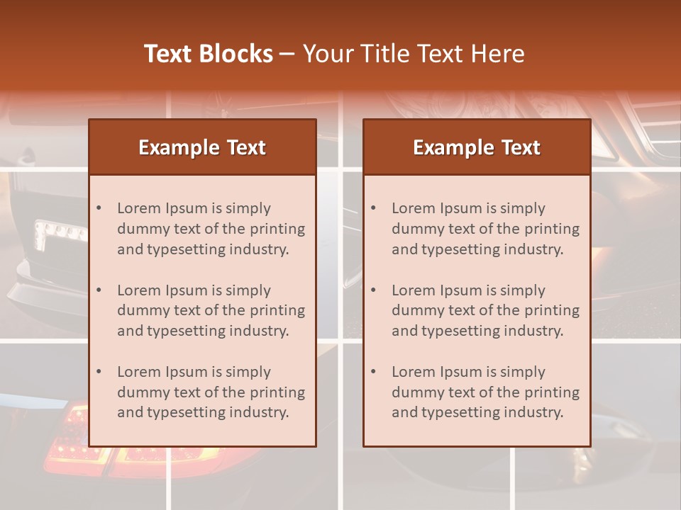 Mirror Back Metal PowerPoint Template