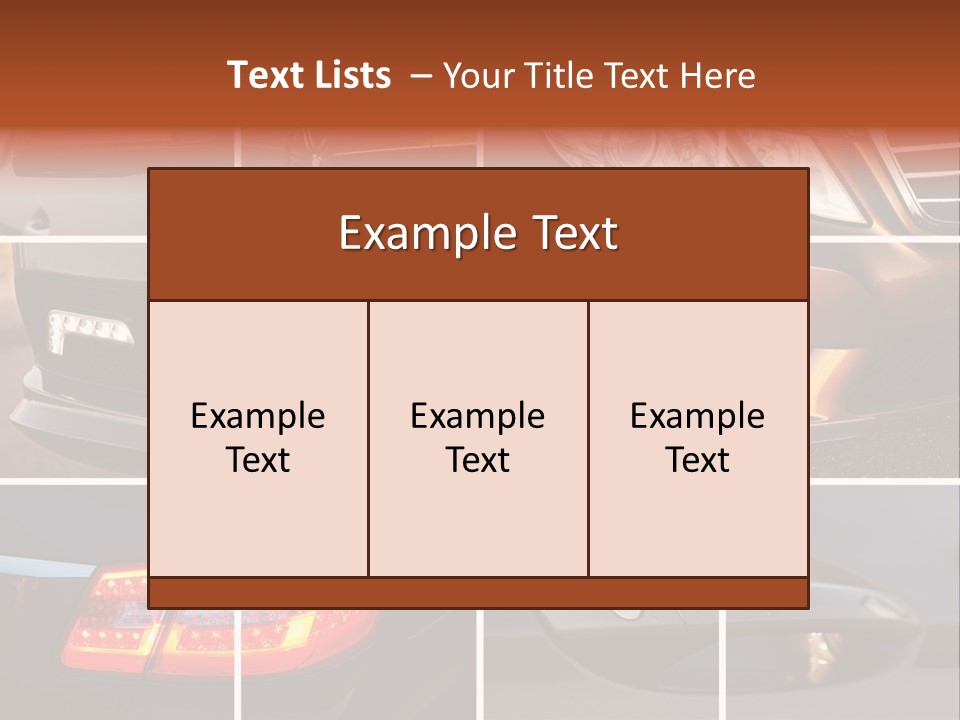 Mirror Back Metal PowerPoint Template