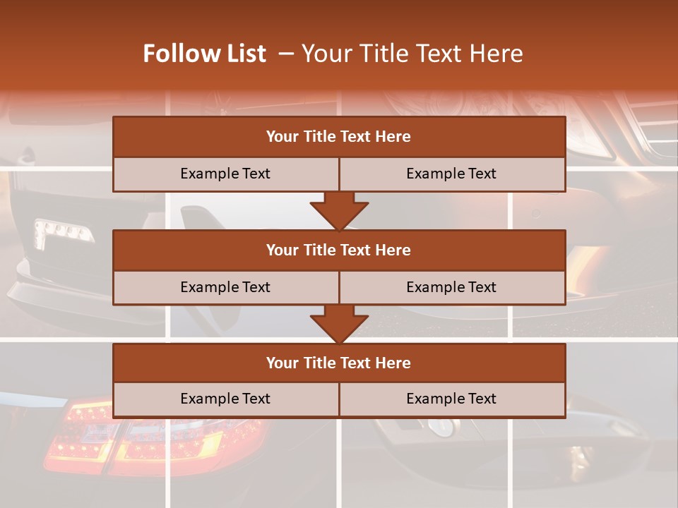 Mirror Back Metal PowerPoint Template