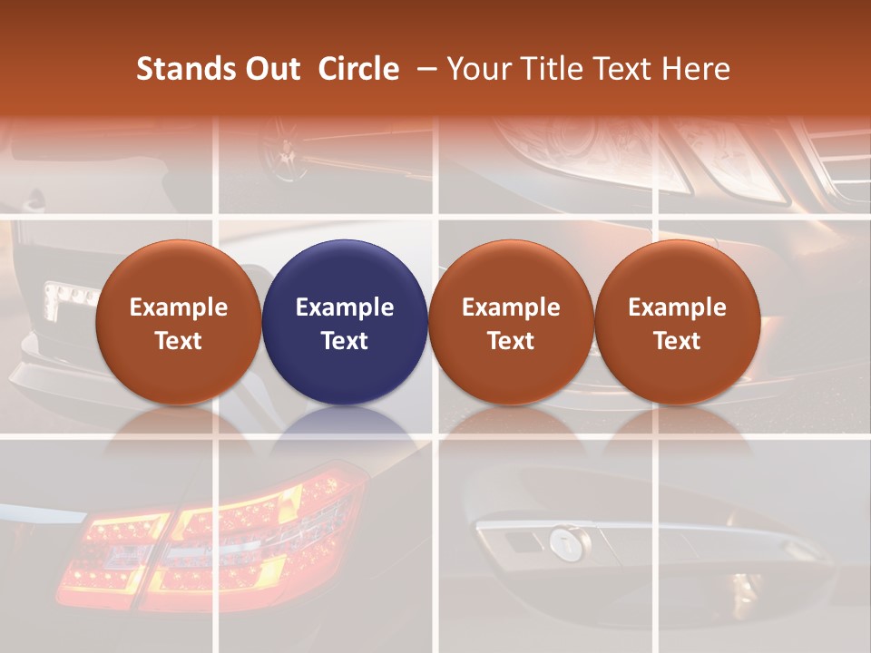 Mirror Back Metal PowerPoint Template