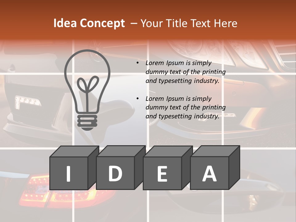 Mirror Back Metal PowerPoint Template