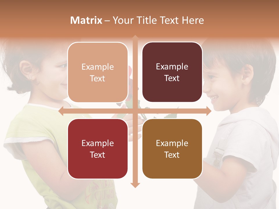 Family Sweet Caucasian PowerPoint Template