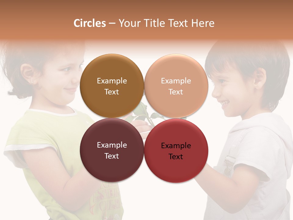 Family Sweet Caucasian PowerPoint Template