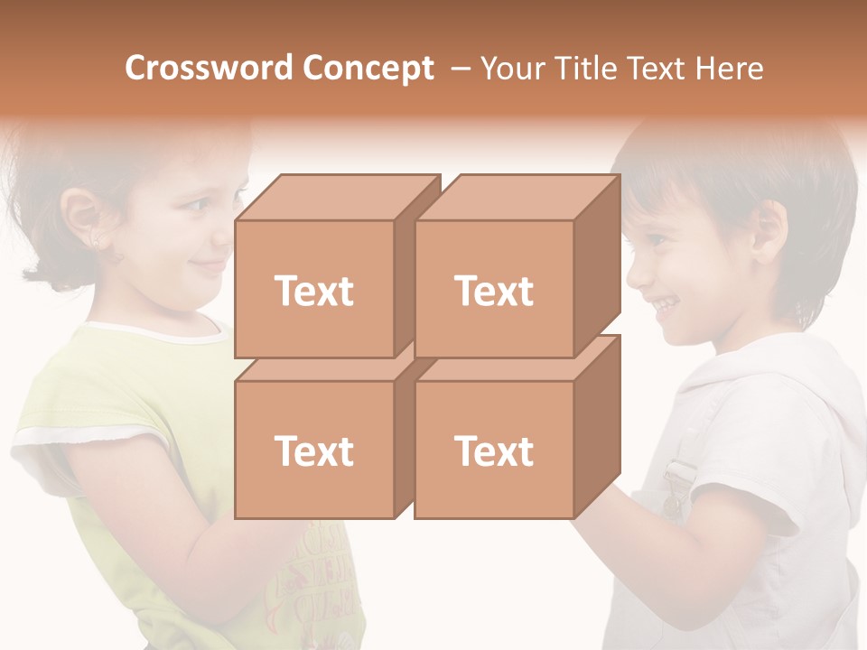 Family Sweet Caucasian PowerPoint Template